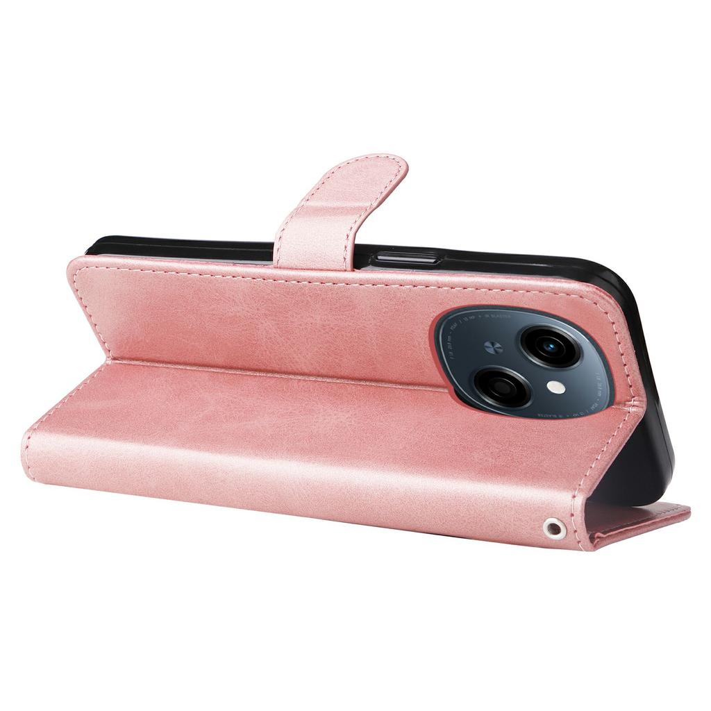 Zipper Wallet Case for TECNO Spark Go 2025/Spark Go 1/Pop 9 4G Calf Texture Leather Phone Cover