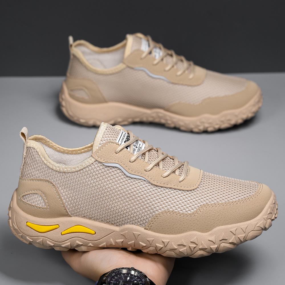 Men s Summer Mesh Breathable Slip-On Casual Shoes - Trendy and Versatile Outdoor Footwear 43
