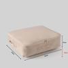 Ultra Space Saving Self Compression Organizer Bedroom Clothes Storage Bag Zipped