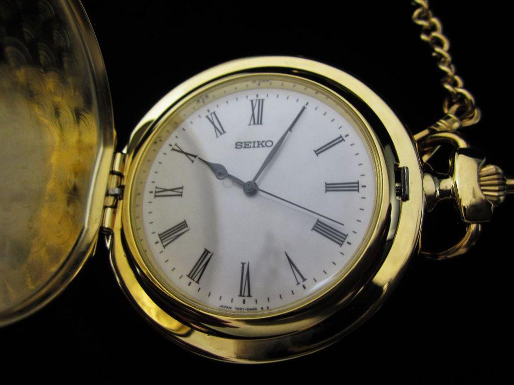 [USED] SEIKO Gold Pocket Watch