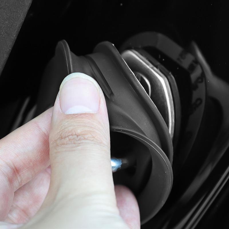 Încuietoare ușii mașinii capac cataramă Amortizor de șoc Încuietoare ușii automată Anti-coliziune cu absorbție a șocurilor Pad de protecție pentru Tesla Model 3/Y