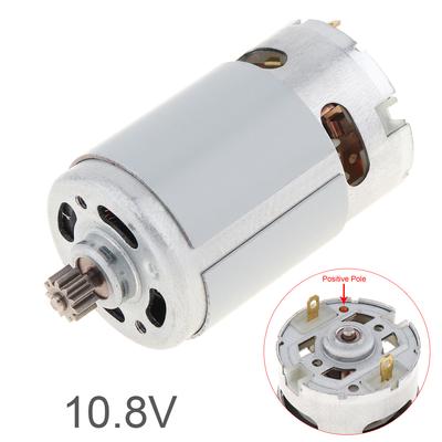 Motore CC RS550 10,8 V/12 V/14,4 V/18 V/21 V/25 V CC con 11 denti a due velocità 19500/23000/24500/27500/29000/30000 giri/min per trapano avvitatore a batteria