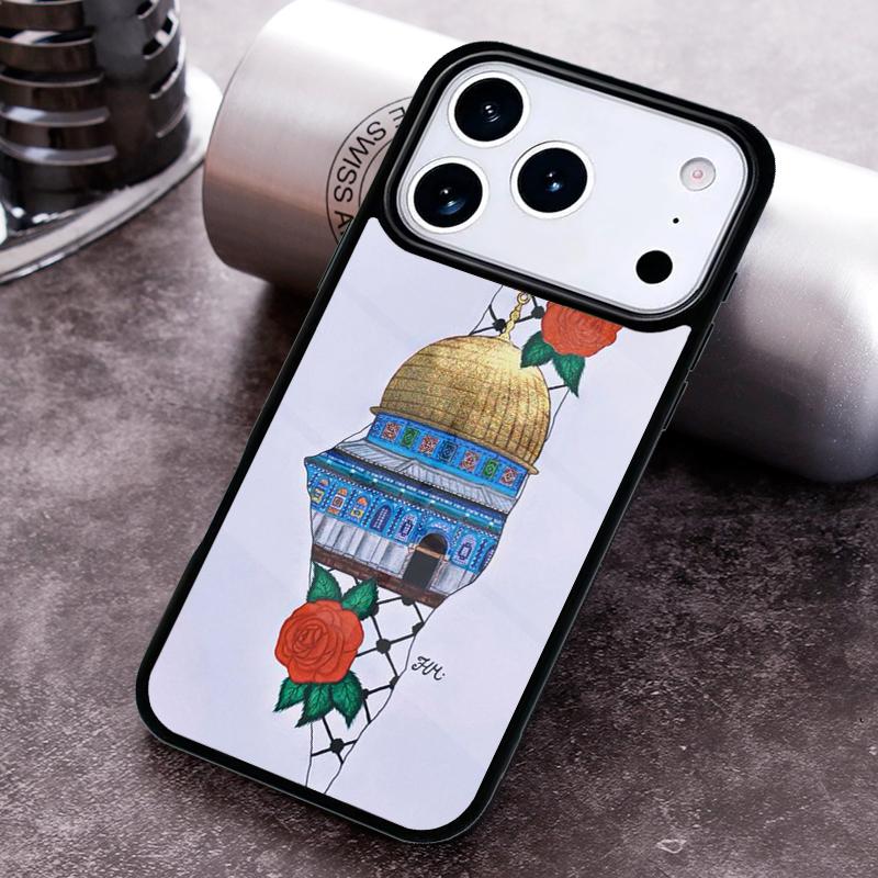 P=alestine Flag Protective Phone Case for iPhone 17 16 15 Pro Max Air 14 13 12 11 Plus Shockproof Capa Cover