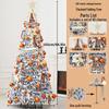 Papi Rabbit Telescopic Flocked Foldable Artificial Christmas Tree