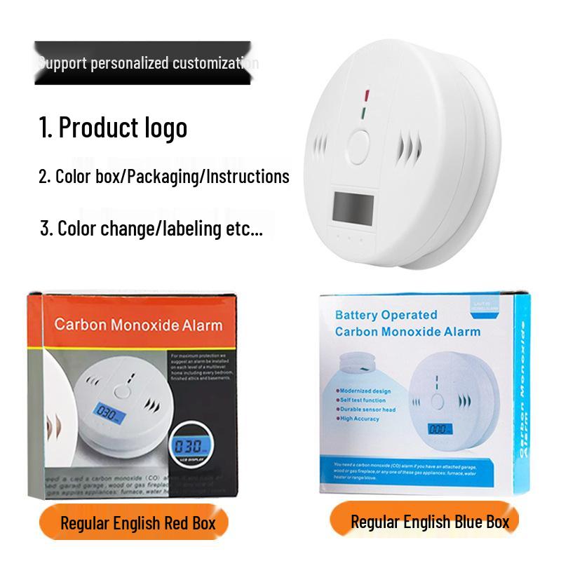Carbon Monoxide Alarm with LCD Display - Home Gas Detector
