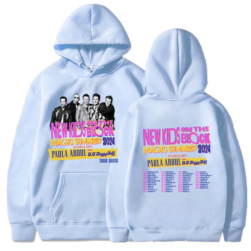 NKOTB-B The Magic Summer Tour 2024 Hoodie Sweatshirts Für Damen Damen-/Herrenbekleidung Moletom Langarm Hip Hop Streetwear Y2k Top
