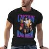 Captain Olivia Benson T-Shirt Lässiger Streetstyle Kurzarm-T-Shirt