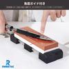 Knife Sharpening Stone Set Stainless Steel Precise Includes Angle Fixing Ideal for Home (#400, #1000, #3000, #8000) - Double-Sided, Base, Grit,