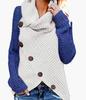 2026 Autumn Winter Women's Irregular Long Sleeve Knit Sweater - European and American Fashion Trend