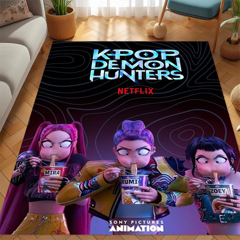 K-Pop Demonenjagers: Netflix Animatie vloermatten Deurmat Badkamermat Kantoorstoelkussen Mode