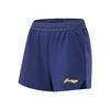 Li Ning Table Tennis Series Skin-Friendly Breathable Quick-Dry Cool Competition Sports Casual Shorts Women Shorts Light-Blue AAPU048-2