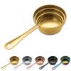 Stainless Steel 3-Piece Measuring Spoons Set Multi-Functional Coffee Powder Salt Milk Powder Baking Measuring Spoons with Handle