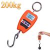 Bilancia sospesa 200 kg / 441 lb Alta precisione Acciaio inossidabile Robusta Bilancia da gru Display LCD Bilancia pesapersone digitale