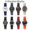 Bracelet en Caoutchouc Fluoro 19mm 20mm 21mm 22mm pour Xiaomi huawei Samsung Swatch MoonSwatch Universel FKM Libération Rapide Bracelet de Montre de Plongée pour Seiko