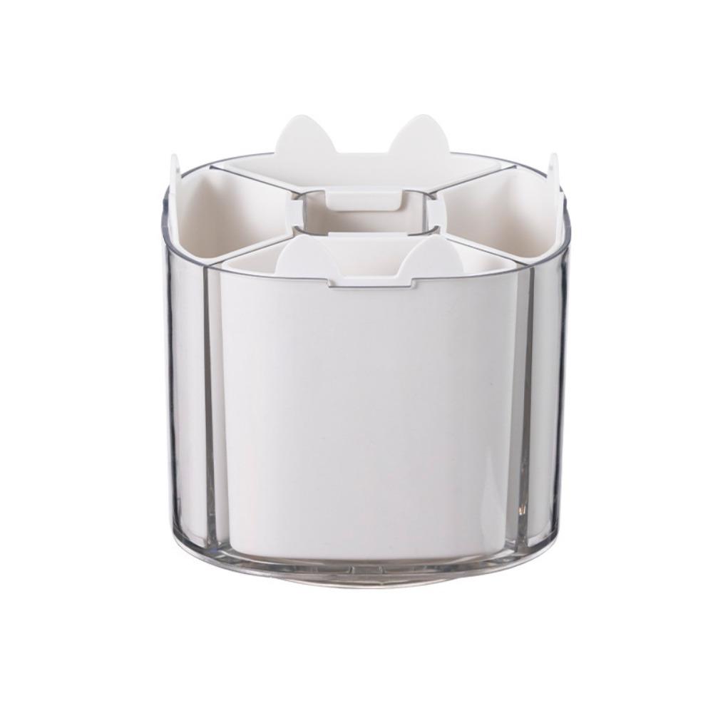 

Большая емкость для ручек, вращающаяся на 360 градусов, креативная настольная коробка для хранения карандашей