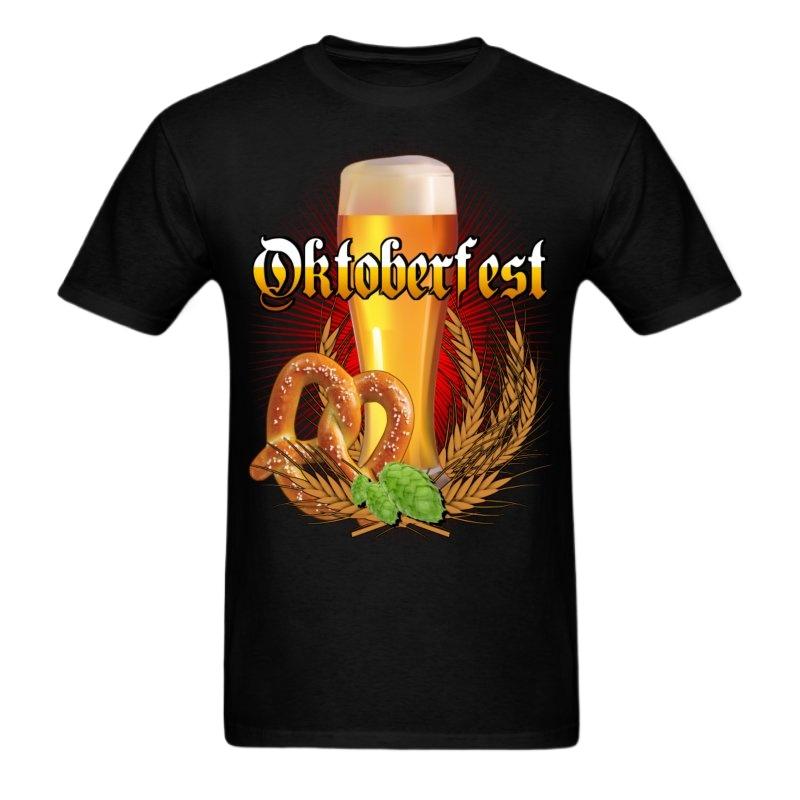 Fashion Beer Oktoberfest TShirt 100 Cotton ONeck Summer Short Sleeve Casual Mens Tshirt Size S3XL S