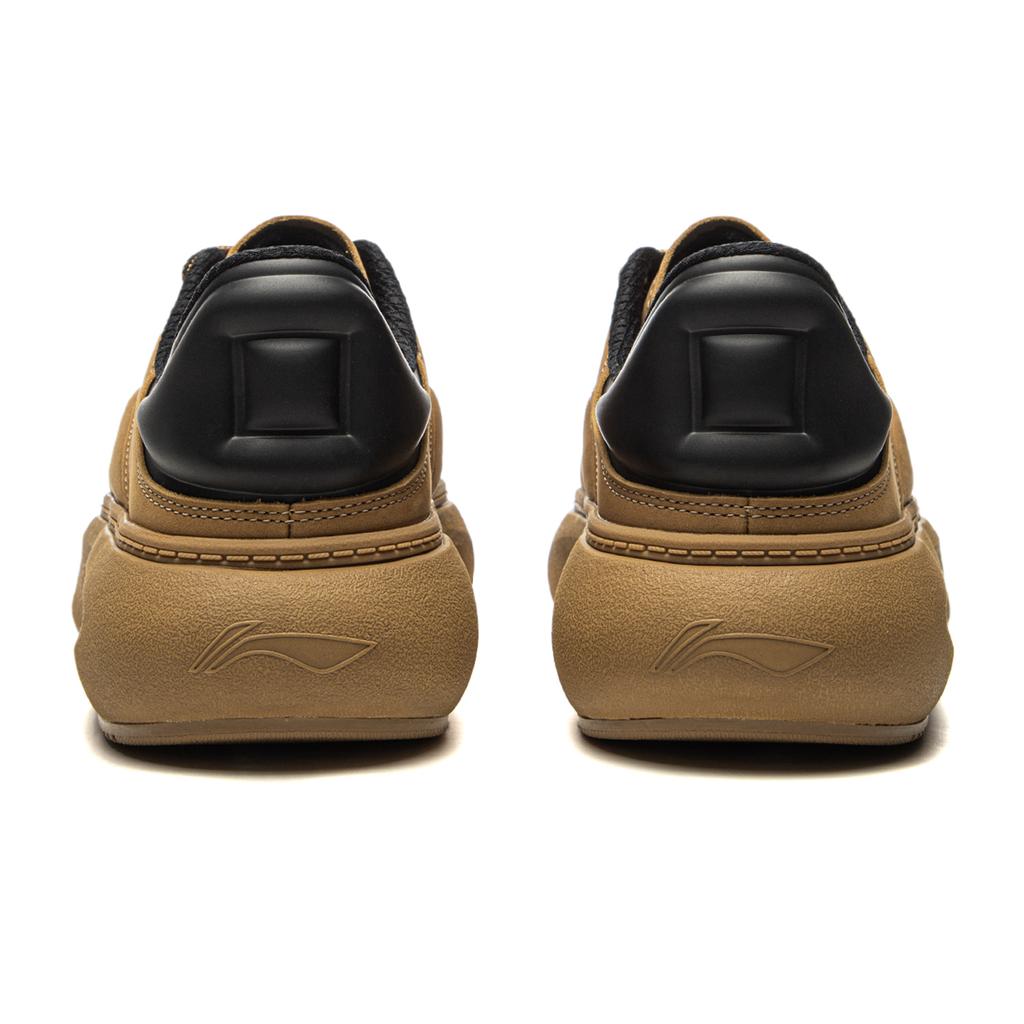 Li Ning Cloud Travel C4D Trendy Versatile Non-Slip Wear-Resistant Low-Top Casual Shoes Women Casual Shoes Brown AZGU052-5