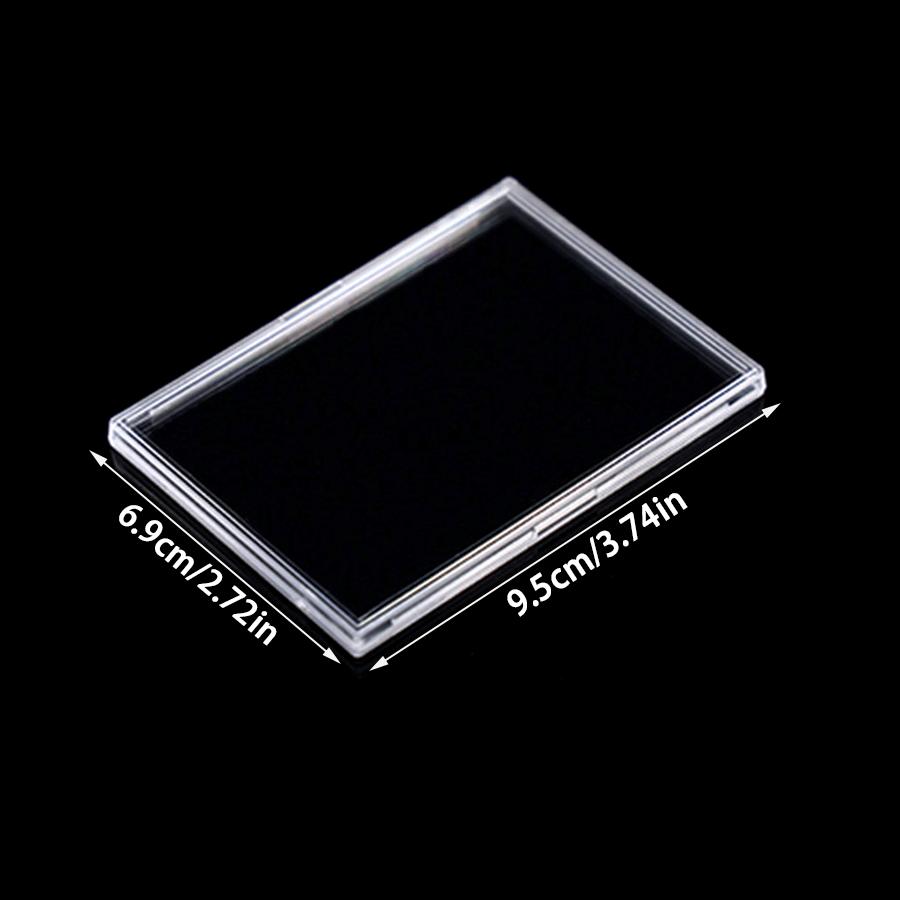 3/6/9pcs Acrylic Card Case Idol Photo & Game Card Polaroid Photo Laminated Highly Transparent Hard Brick Displaying Decor XJM