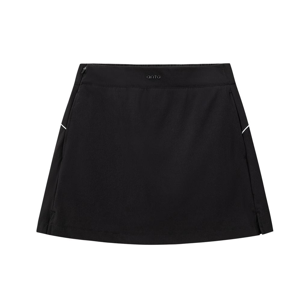 Anta Training Series Woven Summer Casual Skirt Women skirts Basic-Black 962627202-3
