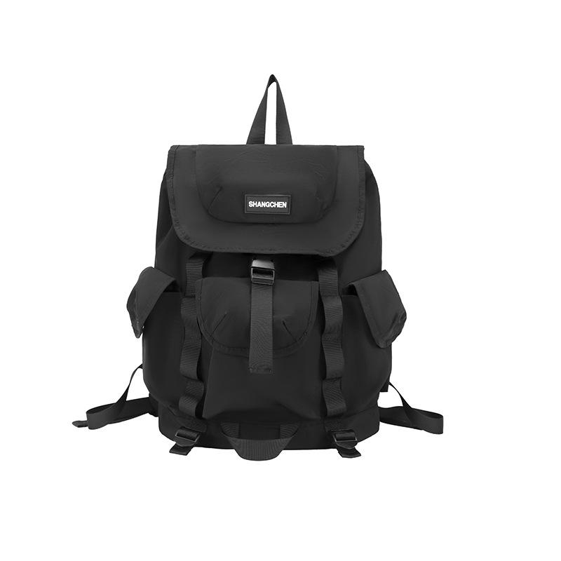 Schoolbag Japanese trendy brand backpack women's leisure travel backpack college student high school student schoolbag simple and lightweight computer