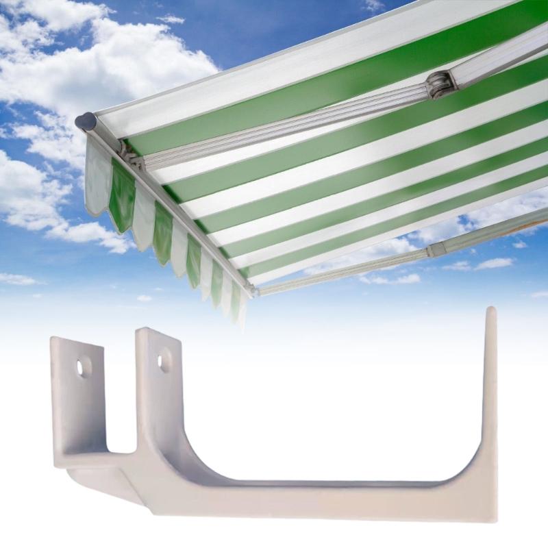 Adjustable Outdoor Awning Mounting Bracket Retractable Awning Bracket For Square Tube Frame Iron Garden Outside