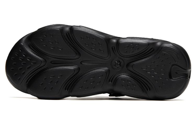 Women's Sandals Anta Life Collection Comfortable Sports Sandals Women's Black White