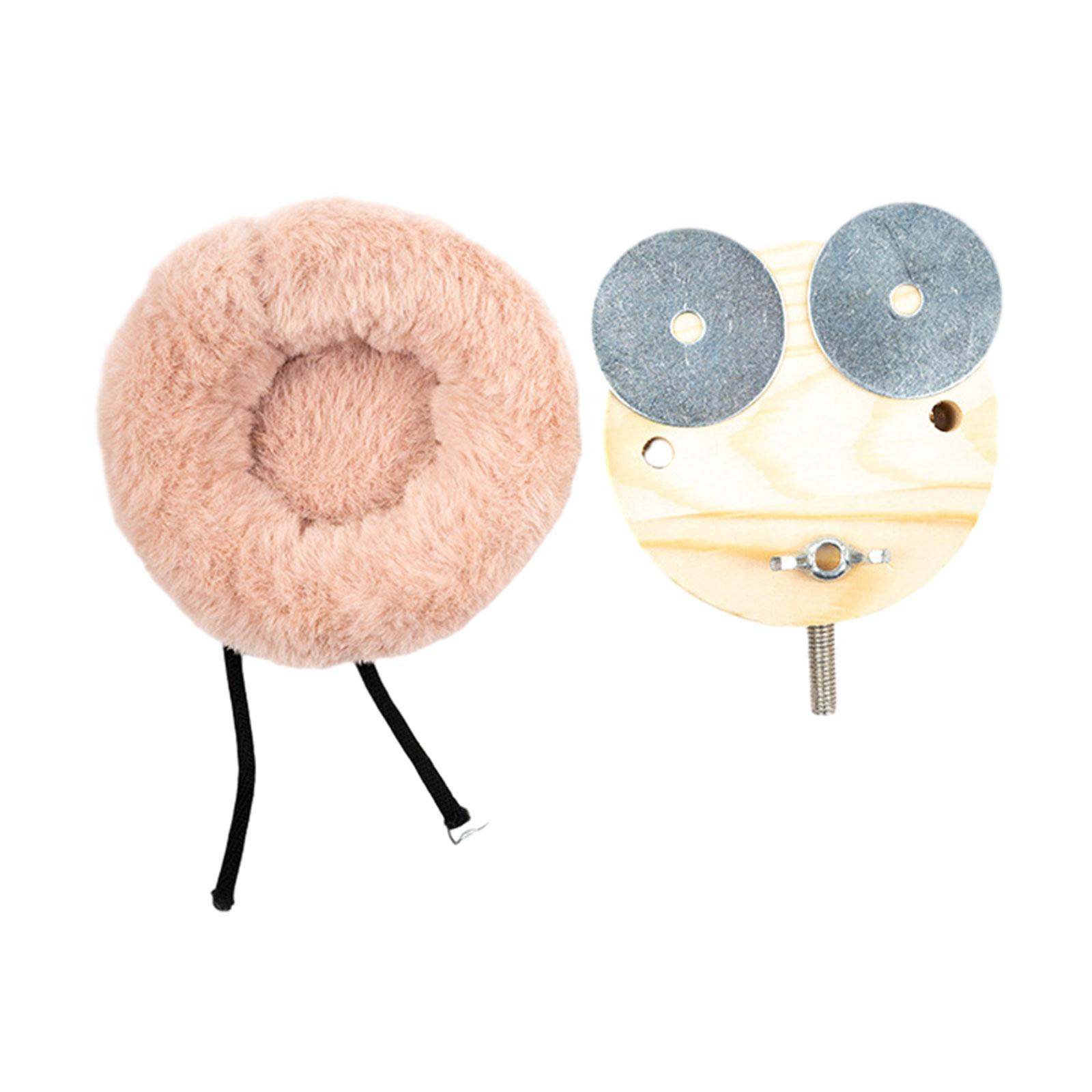 Bird Nest Birdcage Plush House Standing Perch Parrots Resting Spot Windproof Parrot Nest Bird Winter House for Cockatoos D