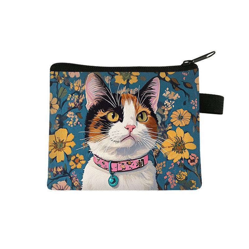 Dames Portemonnee Vrouwen Leuke Kat Portemonnee Kleine Rits Meisje Portemonnee Merk Designedleather Vrouwen Portemonnee Vrouwelijke Kaarthouder Portemonnee