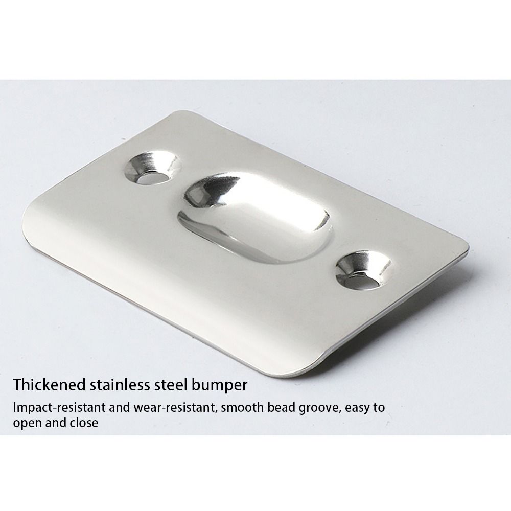 1Set with Screws Closet Door Ball Catch Spring Roller Ball Door Latch Set Durable Door Stopper