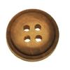 5Pcs Poplar Wood Button Four Eyes Clothing Shirt Knitted Cardigan Button Children'S Jacket Sweater Wooden Button