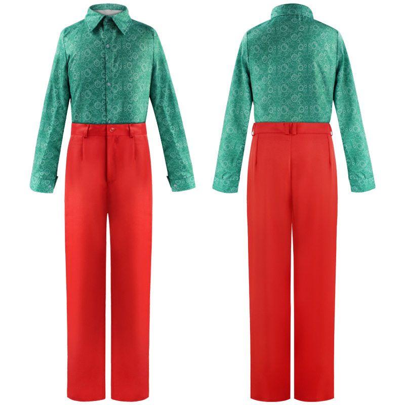 Joker Performance Costume Cosplay Outfit Set