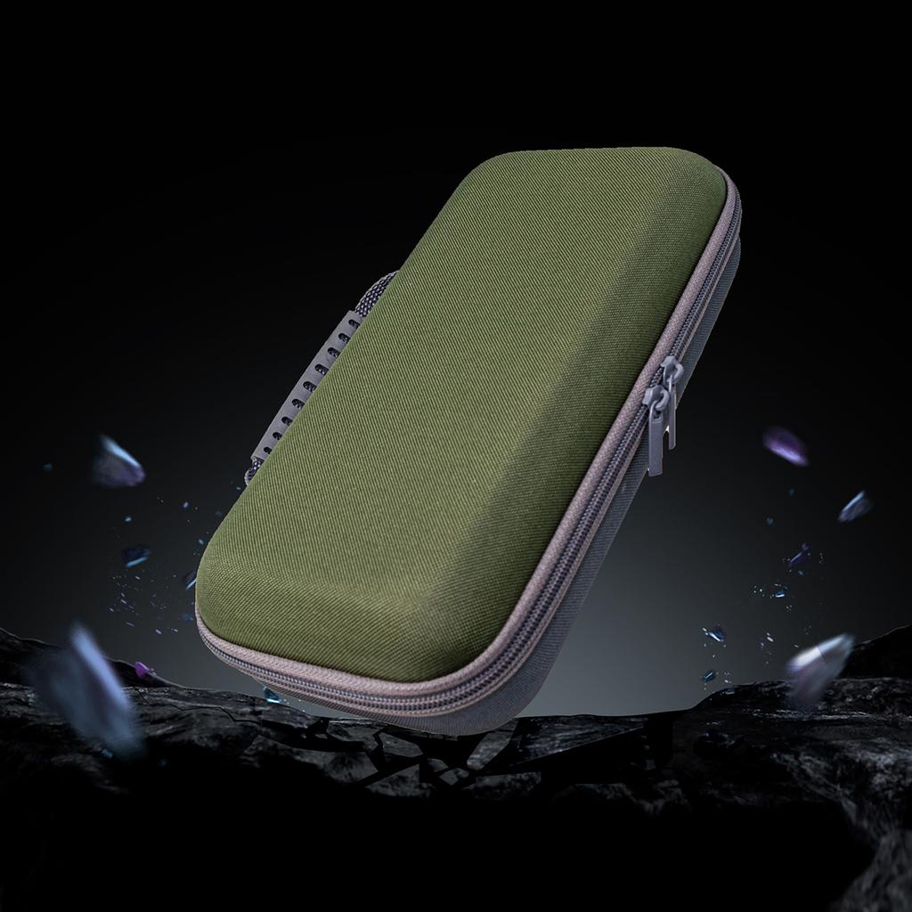 Estuche Portátil para Micrófono con Carcasa de EVA con Forro Suave a Prueba de Golpes Divisor Ajustable Para Viajes y Actuaciones