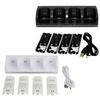 For Wii Remotion Controller 2/4Pcs Rechargeable Batteries & Charger Dock Station