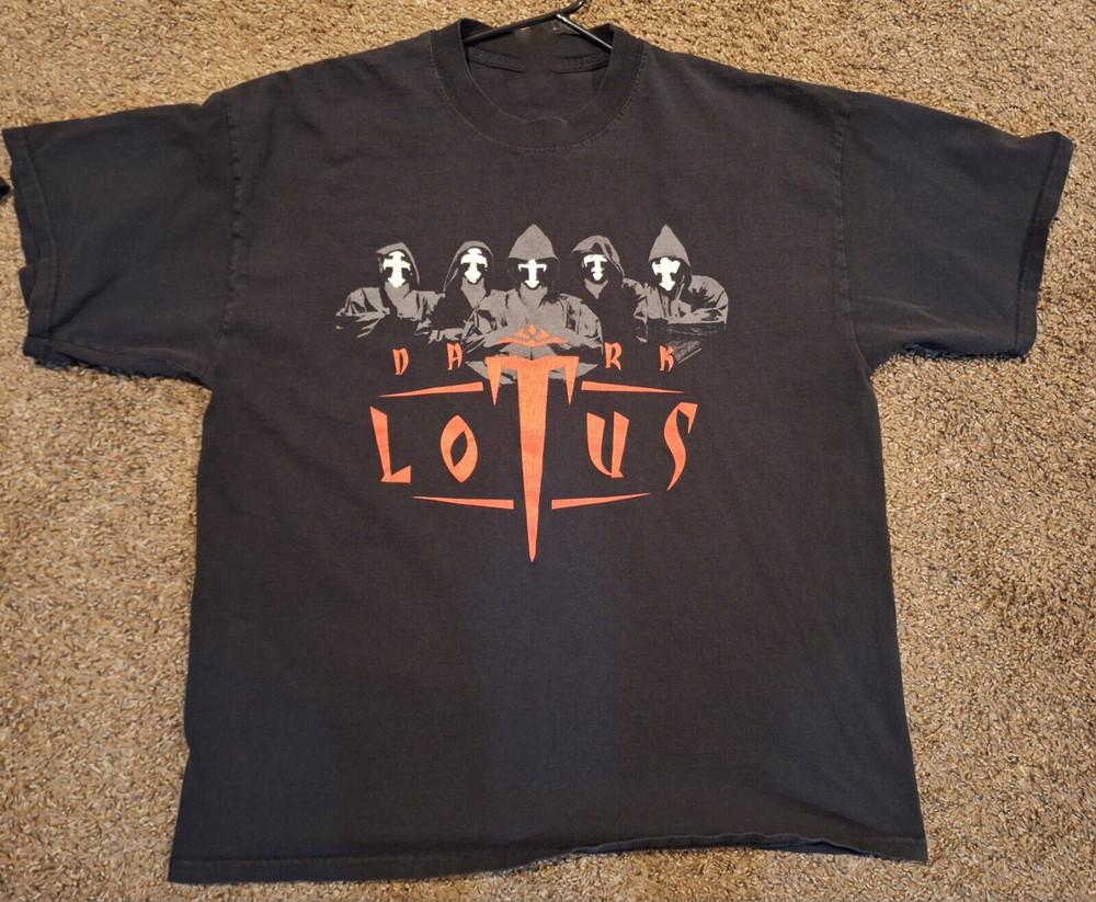 DARK LOTUS Band Album Rock Concert Tee Unisex Cotton T Shirt Unisex T-Shirt XXL