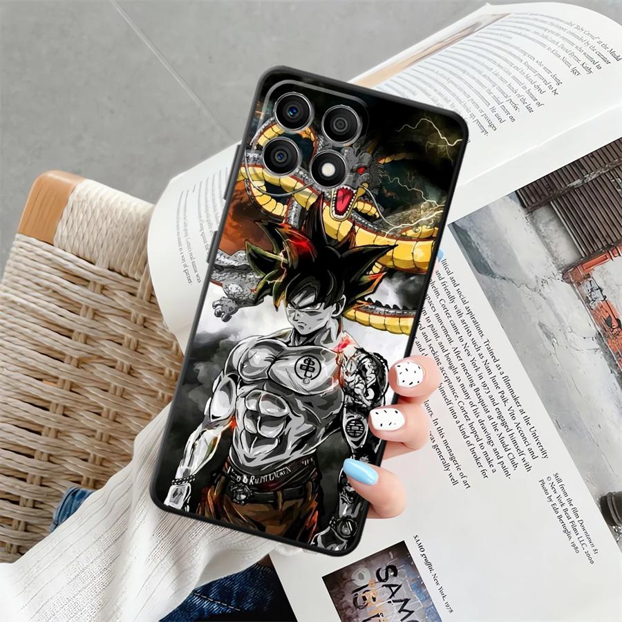 

Funda Phone Cover Case for Honor X6 X8 Magic5Lite 8X X5b 90 200 400 Lite X9a 70 X7 Goku Cool Dragon Ball Honor X9c Smart