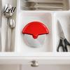 Durable Cheese Cutting Blade Stainless Steel Pizza Cutter Wheel Pastry Dough Slicer Tool for Crusts Easy Grip Baking Pie Pastries Pancake Ergonomic