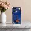 Sparkle Pastel S-Sailor M-Moons Phone Case For Samsung S25,24,23,22,30,21,10,9,Ultra,Plus,Lite,FE,4,5 G Soft Black Case