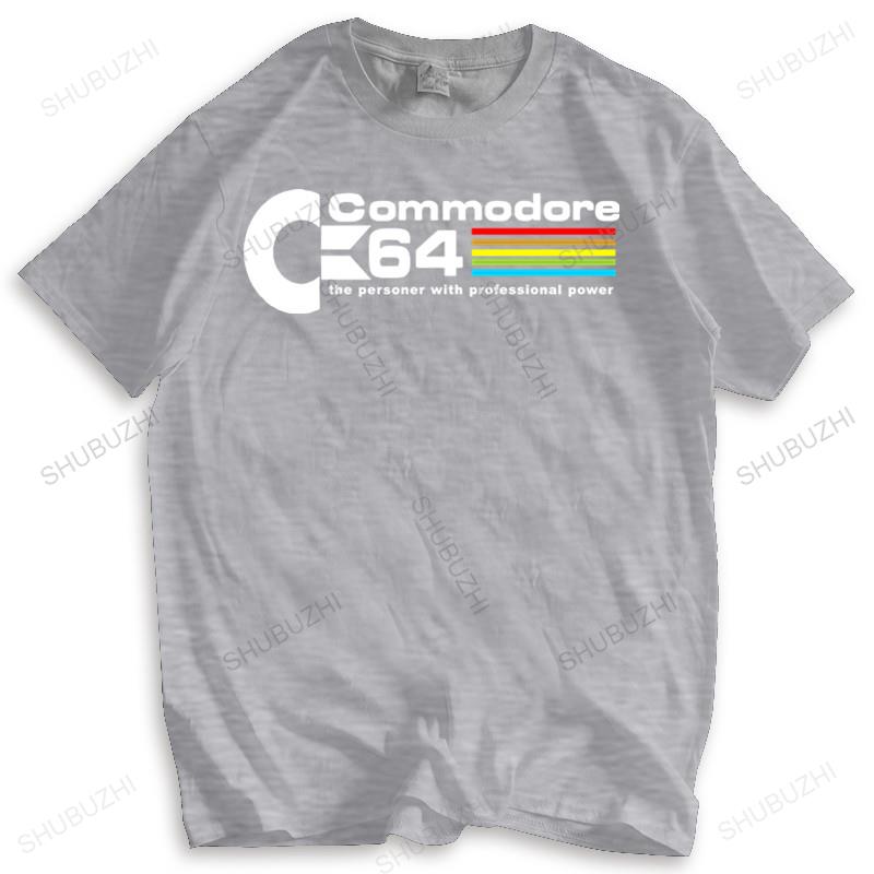 Fashion loose tshirt Cool Retro Vintage C64 COMMODORE 64 COMPUTER TSHIRT Brand Cotton Drop Shipping Outdoor Wear Shirt