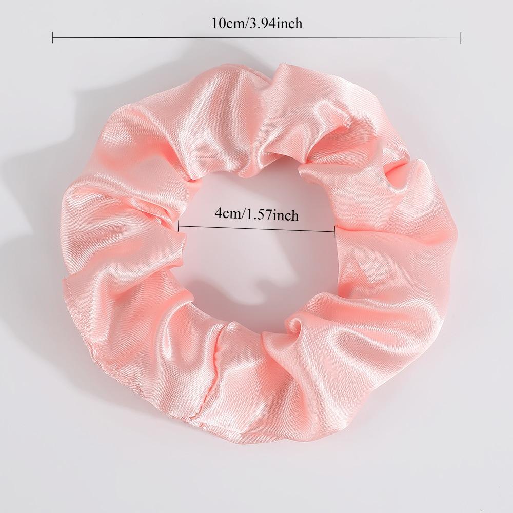30pcs Macaron Pastel Scrunchies Set, Pink Yellow Green Blue Purple Cream White Hair Ties for Graduation Holiday Wedding Birthday