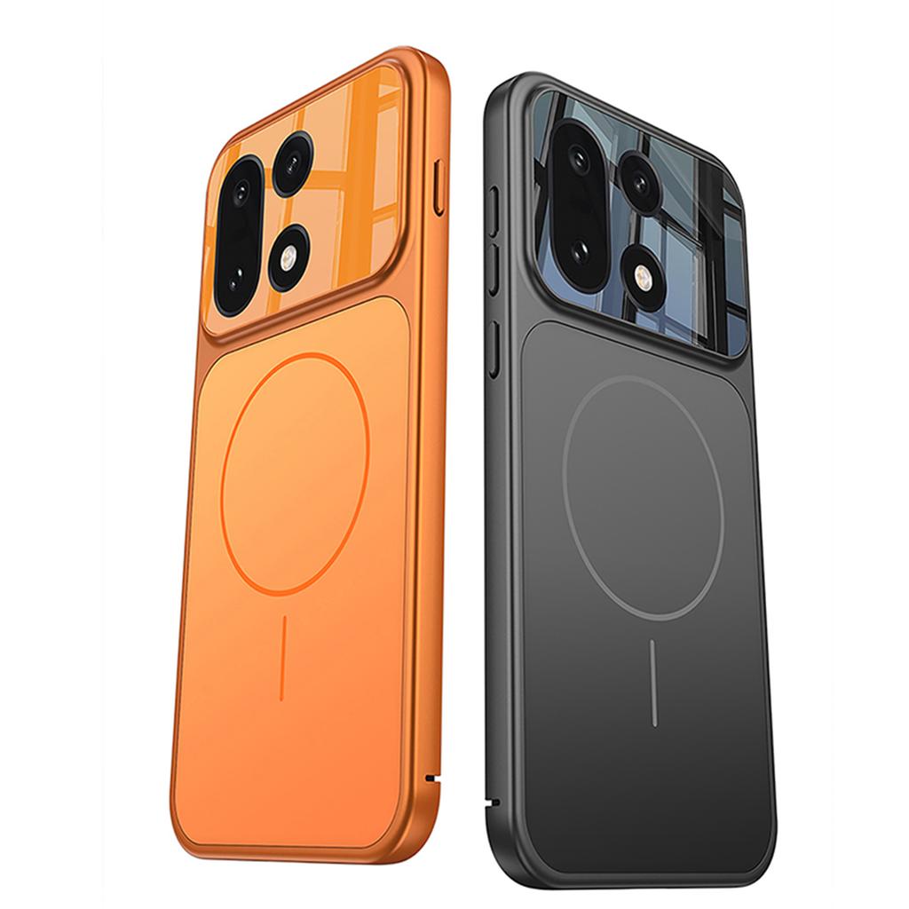 GKK Magnetische Hülle für OnePlus 15 5G, umwandelbar in für iPhone 17 Pro, Mattes PC-Handyhülle