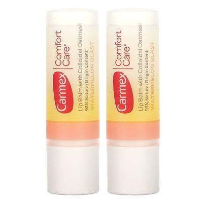 Comfort Care, Lip Balm, Colloidal Oatmeal, Watermelon Blast, 2 Count, 4.25 G (0.15 Oz) Each