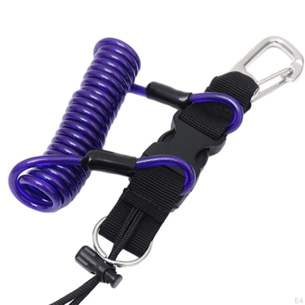Tauchspirale Lanyard Kamera Metallarmband Seil Kostenlos für Wassersport