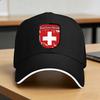 Switzerland Schweiz Swiss Suisse Shield Style Baseball Cap Unisex Adult Trucker Hat Adjustable Design Outdoor Sports Baseball Caps