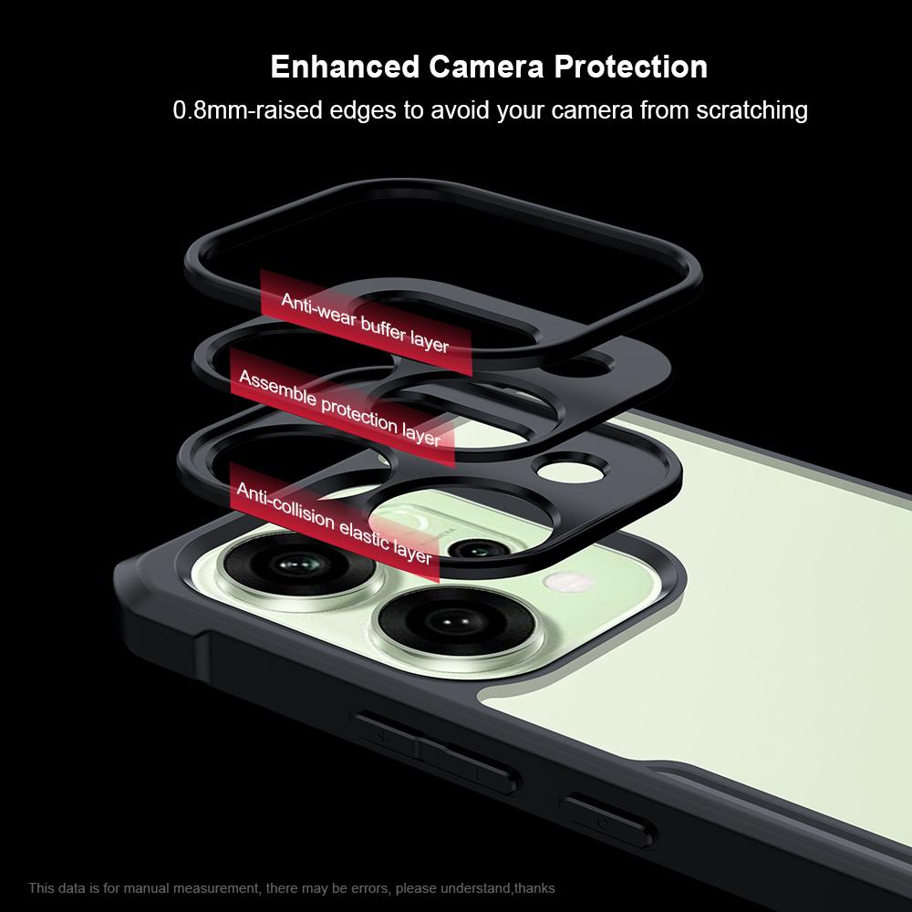 XUNDD For Oppo Reno14 5G (Global) Case Dropproof TPU+Acrylic Clear Back Phone Cover