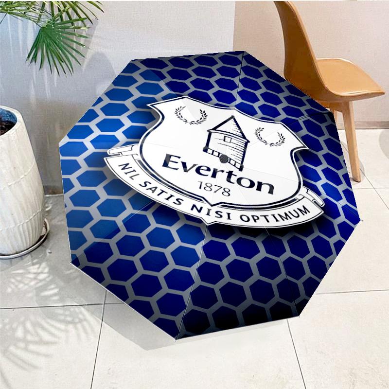 Fc Crest Design Printed Automatic Umbrella, 8-Frame for Travel, camping, Casual Umbrella, Essential Gift for for family and friends