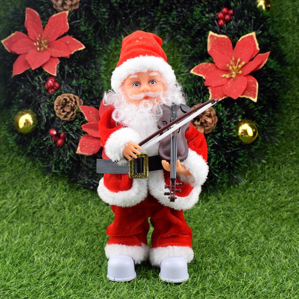 Santa Claus Climbing Ladder with Beads - Christmas Decorations & Children's Toy Gift
