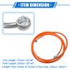 VekAuto Bike Brake Hose Clutch Hose Oil Hose with Spring