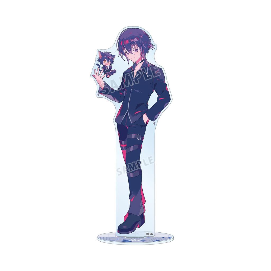 Shugo Chara Illustration by Yumenouchi-san: Tsukuyomi Ikuto (School Uniform Ver.) BIG Acrylic Stand