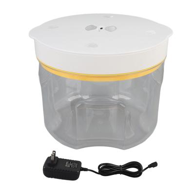 Resin Bubble Remover 10 Minute Quick Bubble Removal Resin Vacuum Degassing Chamber with LED
