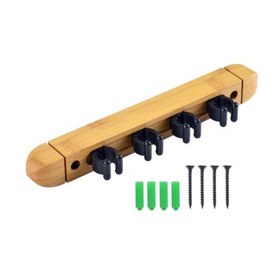 Billard Queue Halter Wandmontage Hält 4 Queues Tragbarer Stock Halter für Bars